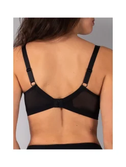 Verde Veronica DR14D Reggiseno donna preformato con coppe imbottite e ferretto coppa D - nero