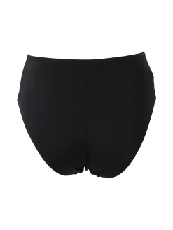 Verde Veronica DR35 Slip donna a vita alta con pizzo - nero
