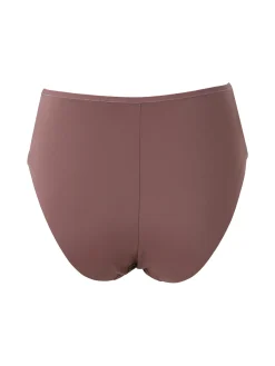 Verde Veronica DR35 Slip donna a vita alta con pizzo - bordeaux