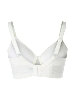 Verde Veronica OD16 Reggiseno donna con coppe imbottite senza ferretto COPPA C - panna