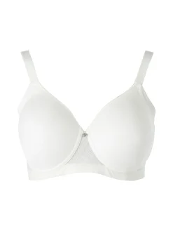 Verde Veronica OD16 Reggiseno donna con coppe imbottite senza ferretto COPPA D - panna