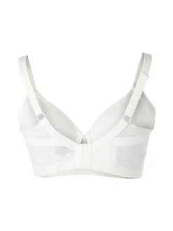 Verde Veronica OD16 Reggiseno donna con coppe imbottite senza ferretto COPPA D - panna