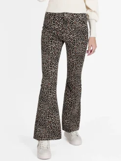 Vestella Pantaloni donna maculati slim fit a zampa
