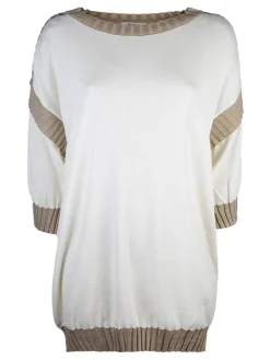Vicbee Maxi maglia da donna a blocchi di colore