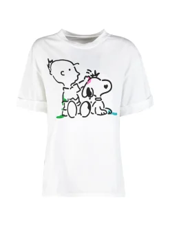Vicbee T-shirt donna oversize con stampa