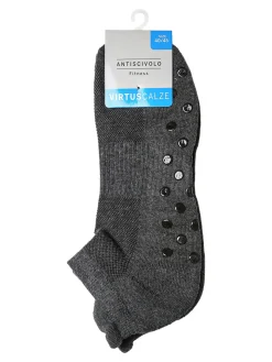 Virtus Calze antiscivolo da uomo - grigio scuro