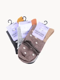 Virtus Calze corte da bambina in caldo cotone, confezione da 3 paia
