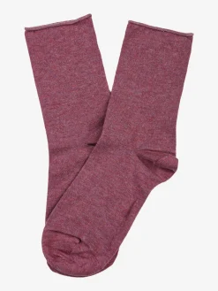 Virtus Calze corte da donna in misto cashmere - fuxia
