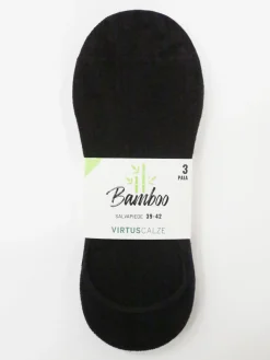 Virtus Calze salvapiede in bamboo. Confezione da 3 paia