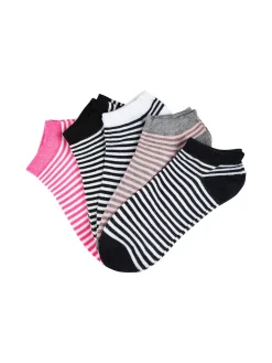 Virtus Confezione da 5 calze fantasmino donna