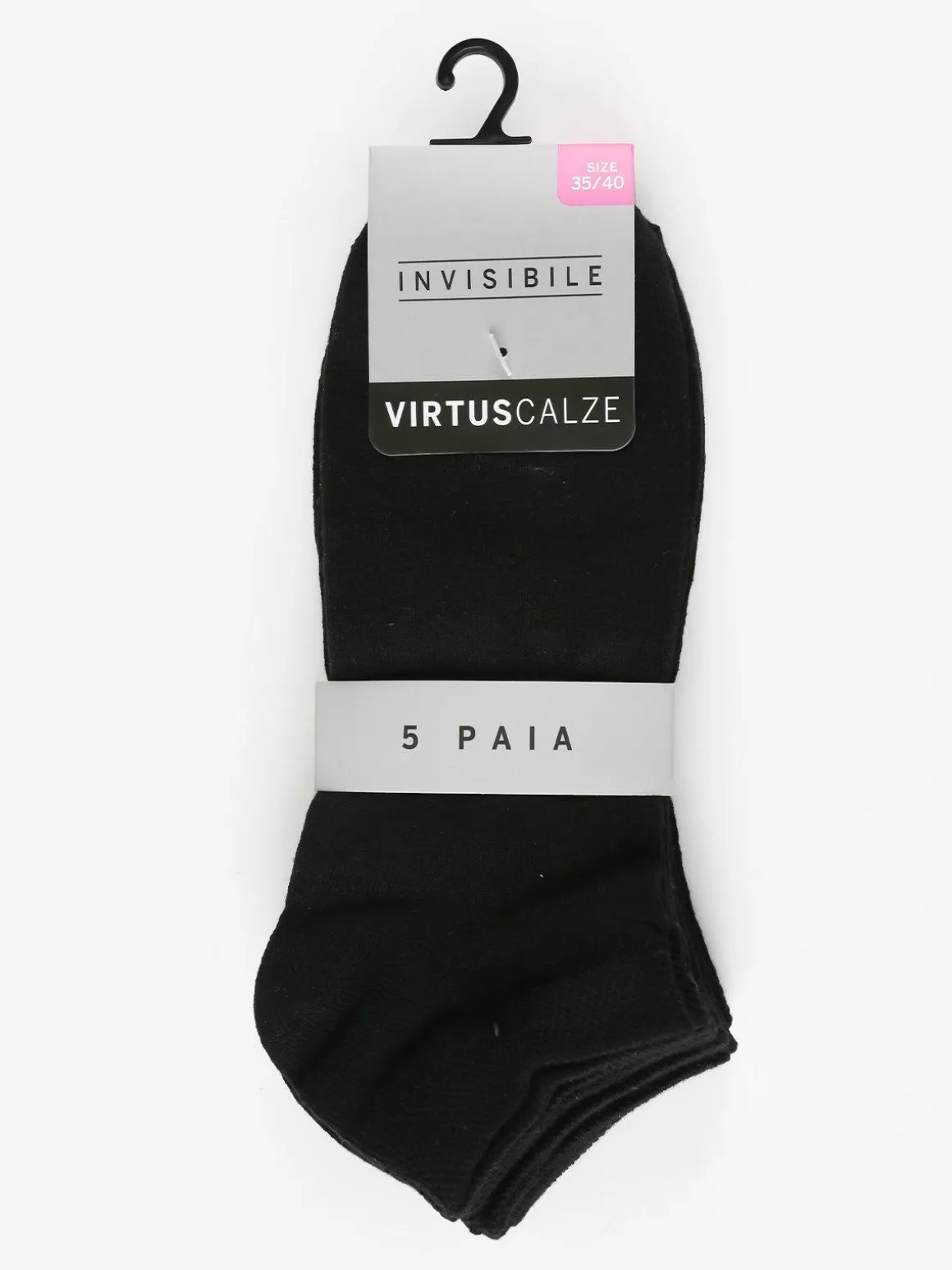 Virtus Fantasmino donna in misto cotone Confezione da 5 paia