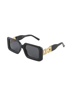 Visionmania Occhiali da sole rettangolari da donna - nero