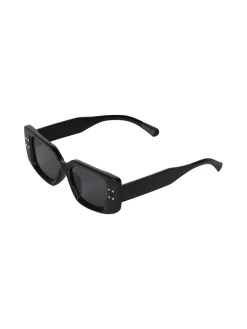 Visionmania Occhiali da sole rettangolari da donna con borchie
