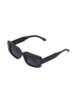 Visionmania Occhiali da sole rettangolari da donna con borchie