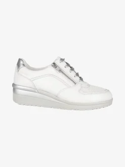 Walk Dream Sneakers in pelle donna con zeppa