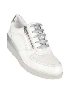 Walk Dream Sneakers in pelle donna con zeppa