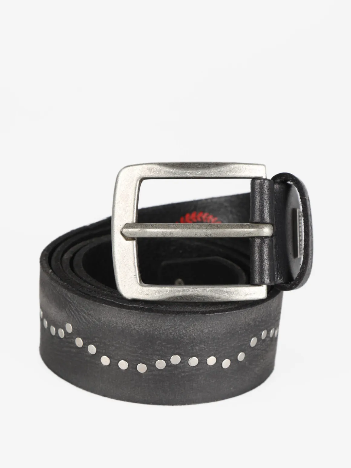 Wampum Cintura in pelle con borchie da uomo