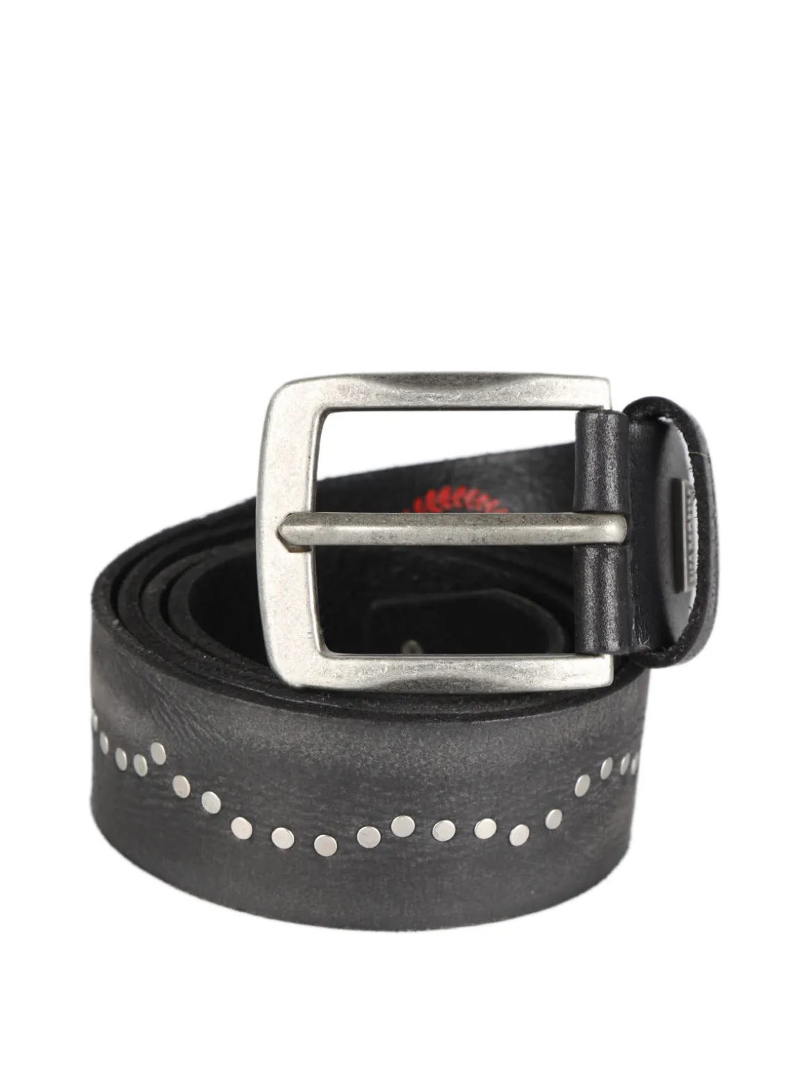 Wampum Cintura in pelle con borchie da uomo