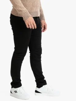 Wampum Pantaloni regular fit da uomo in cotone stretch