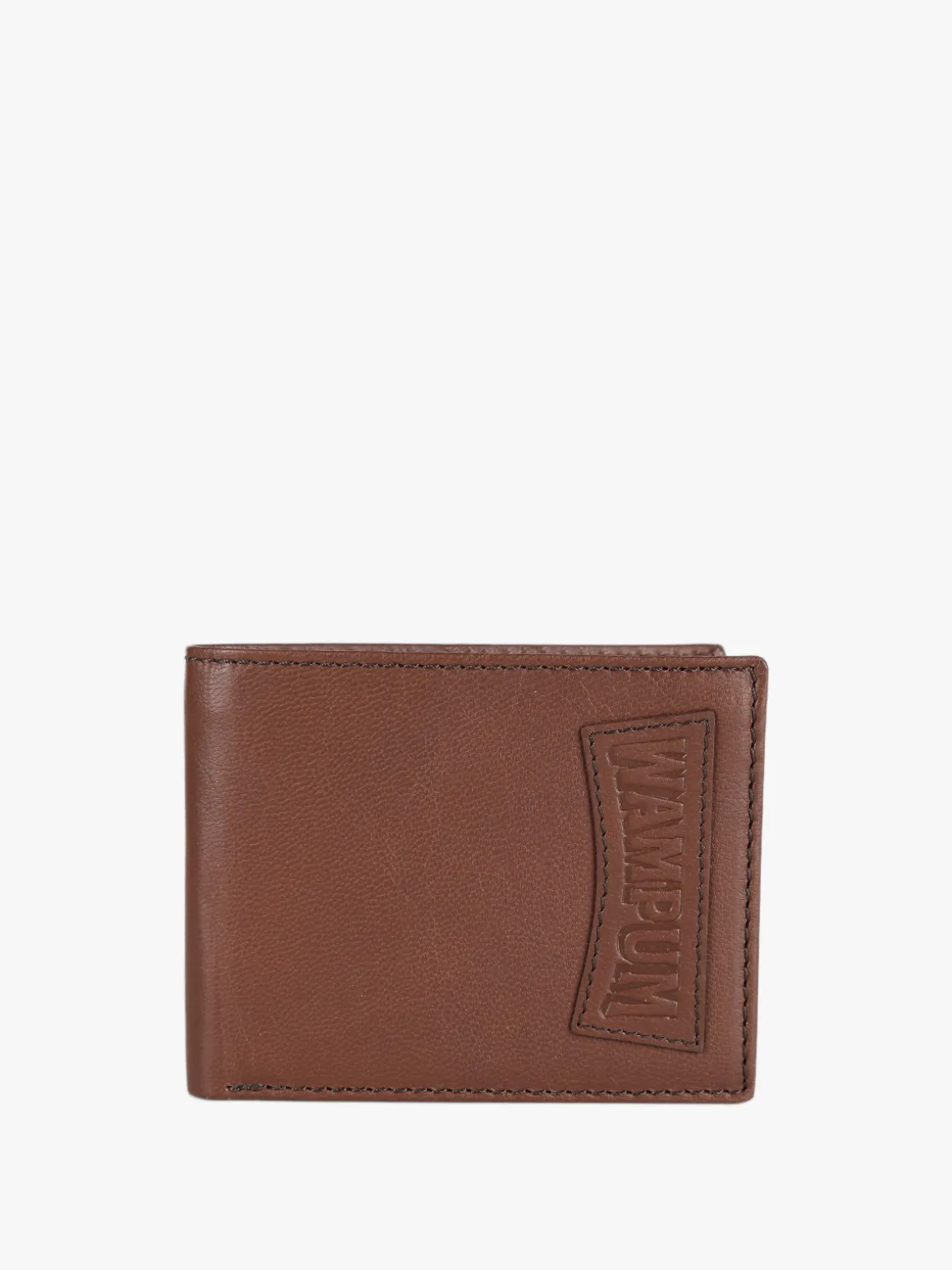 Wampum Portafoglio in pelle uomo con scritta