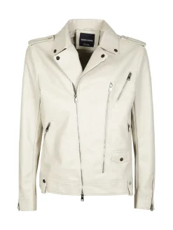 Warren Webber Giacca biker da uomo in ecopelle