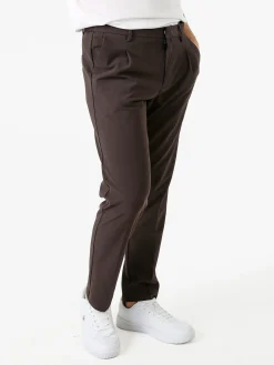 Warren Webber Pantaloni casual da uomo a gamba dritta - moro