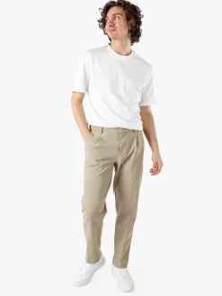 Warren Webber Pantaloni casual da uomo a gamba dritta - khaki