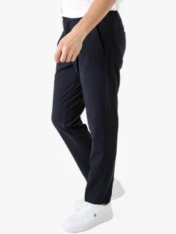Warren Webber Pantaloni casual da uomo a gamba dritta - blu scuro