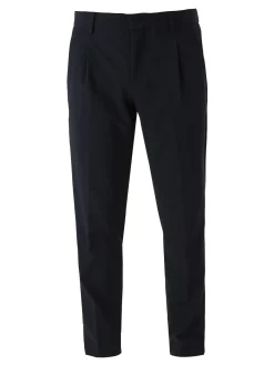Warren Webber Pantaloni casual da uomo a gamba dritta - blu scuro