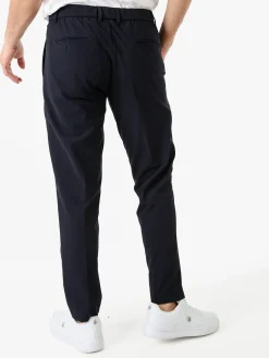 Warren Webber Pantaloni casual da uomo a gamba dritta - blu scuro