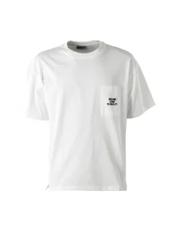 Warren Webber T-shirt oversize da uomo in cotone - bianco