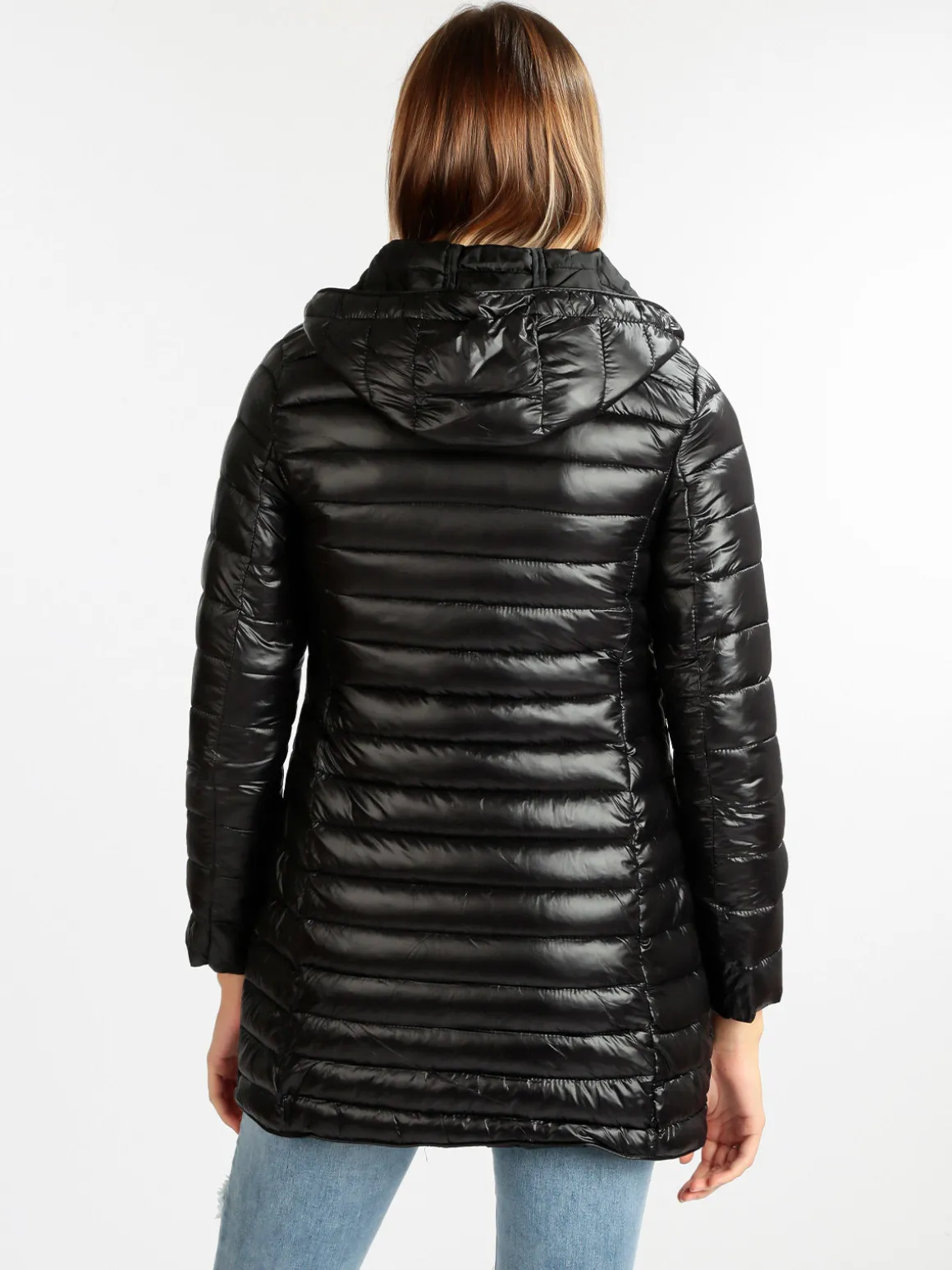 W Collection Piumino leggero da donna con cappuccio