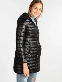 W Collection Piumino leggero da donna con cappuccio