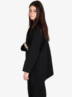Wendy Trendy Trench donna aperto con spalle cadenti