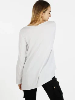 Wendy Trendy T-shirt donna lunga in cotone
