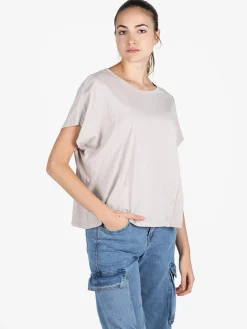 Wendy Trendy T-shirt donna oversize in cotone
