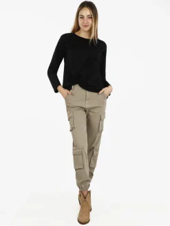 Wendy Trendy T-shirt donna oversize in cotone