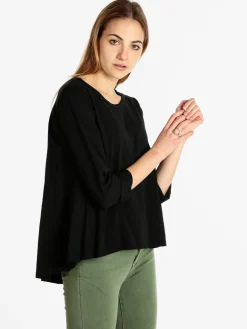 Wendy Trendy T-shirt manica lunga donna in cotone