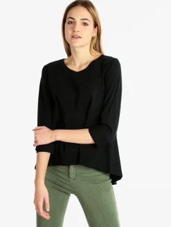 Wendy Trendy T-shirt manica lunga donna in cotone