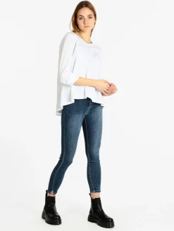 Wendy Trendy T-shirt manica lunga donna in cotone