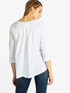 Wendy Trendy T-shirt manica lunga donna in cotone