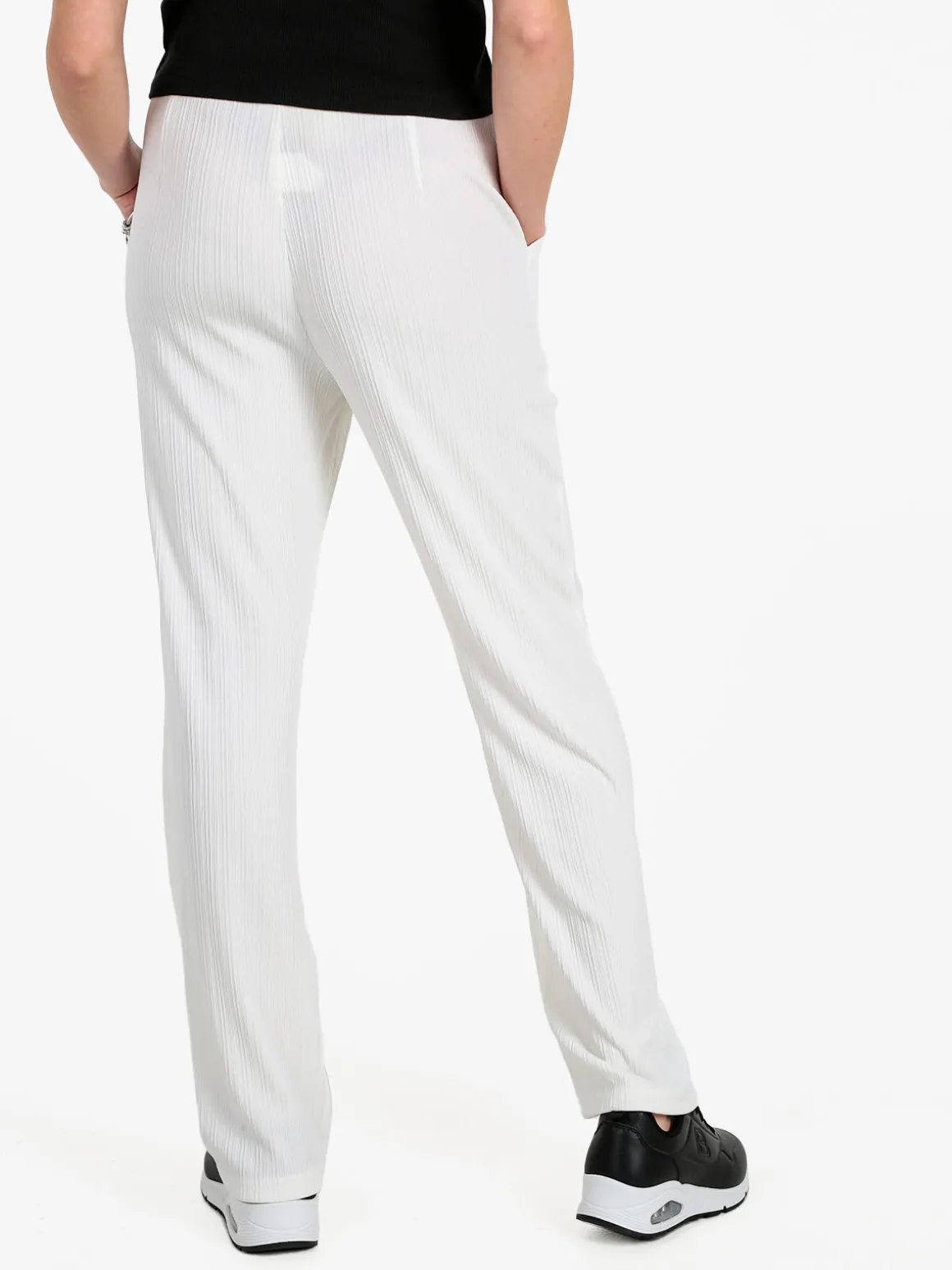 Wit Girl Pantaloni donna leggeri con elastico in vita