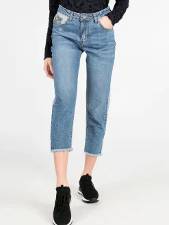 Wiya Jeans boyfriend bicolore