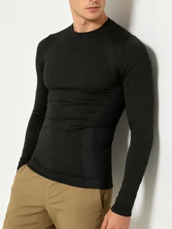 Wrk Maglia a lupetto da uomo in tessuto tecnico