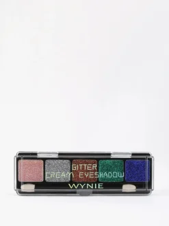 Wynie Cosmetics Palette ombretto glitter 5 colori