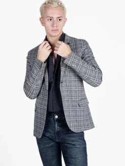 X-Cape Blazer classico da uomo a quadri