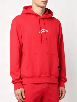 X-Cape Felpa da uomo in cotone con cappuccio - bianco
