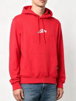 X-Cape Felpa da uomo in cotone con cappuccio - bianco