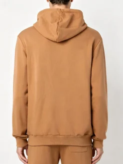 X-Cape Felpa da uomo in cotone con cappuccio - cammello