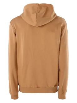 X-Cape Felpa da uomo in cotone con cappuccio - cammello